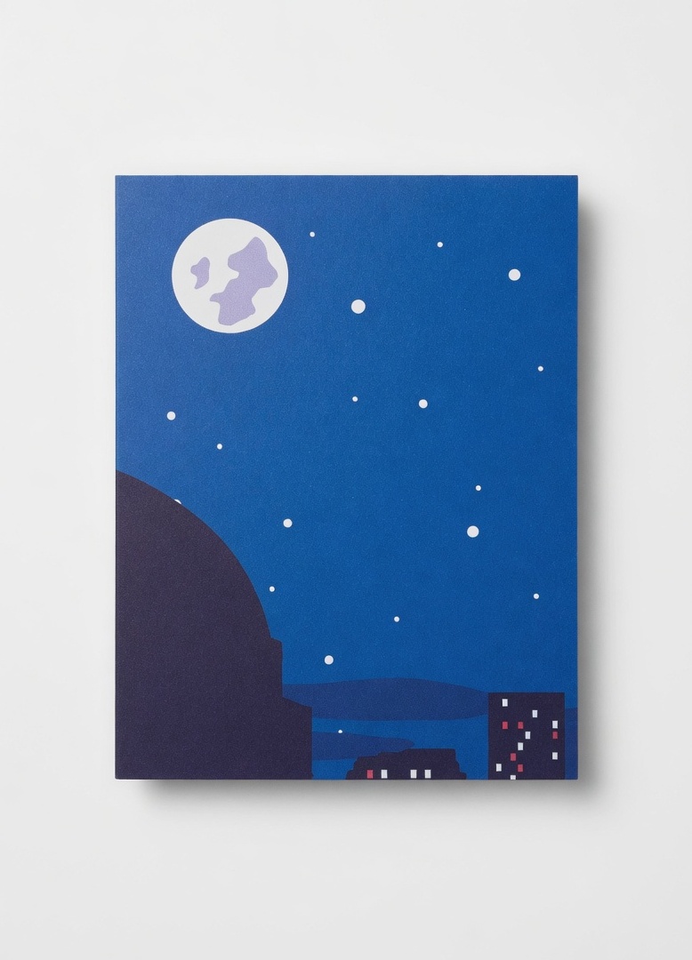 La La Land Birthday Card, back view