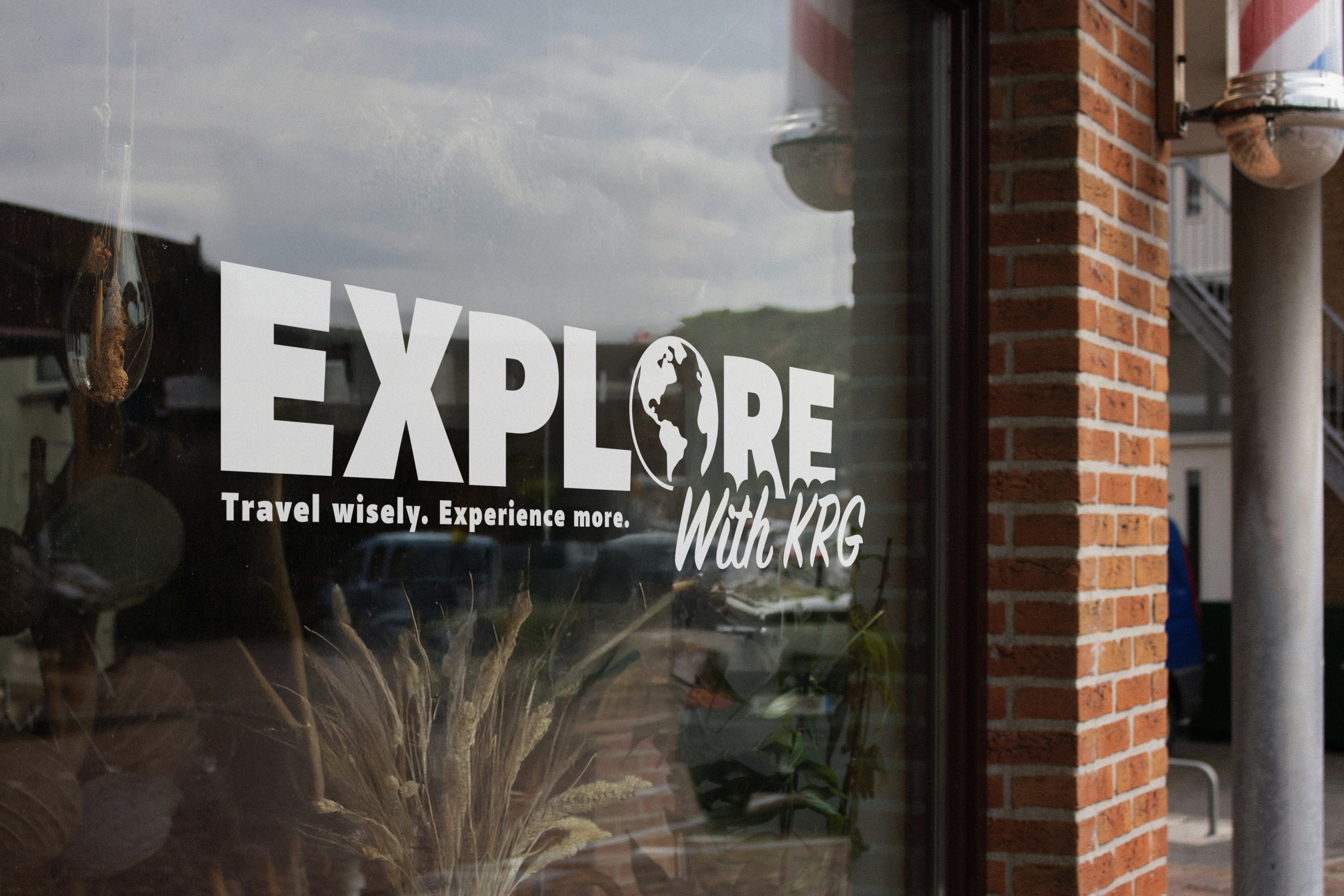 Explore with KRG storefront mockup