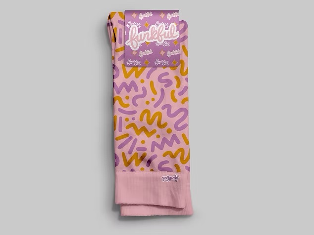 Funkful pink sock